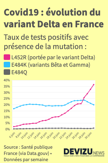 Visualisez la propagation des variants en France