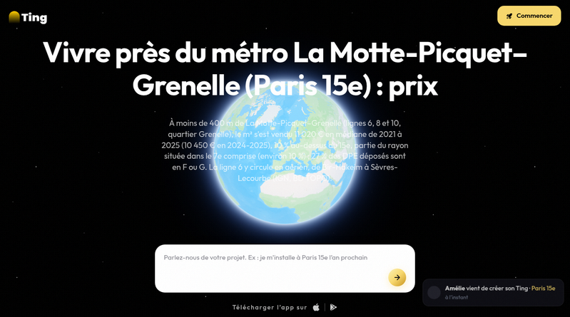 Vivre autour des stations du 15e arrondissement de Paris
