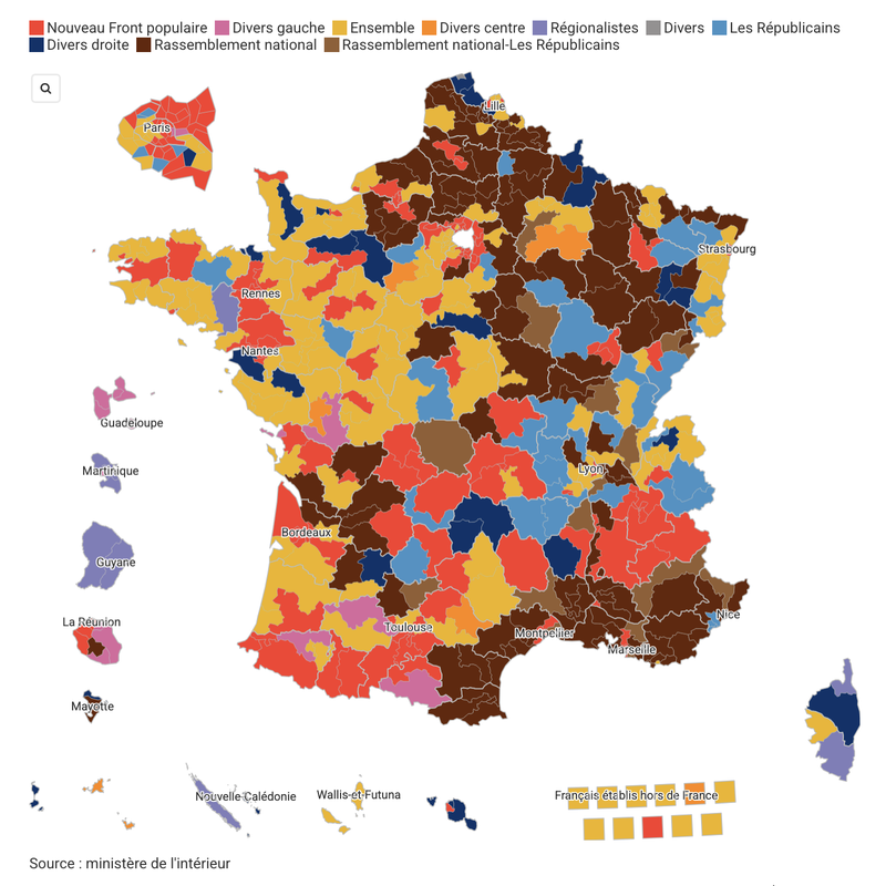 Visualisez les résultats des élections législatives 2024