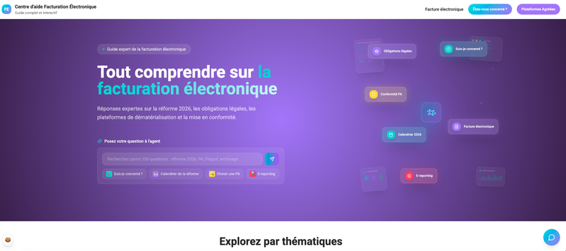 FAQ sur la Facturation électronique