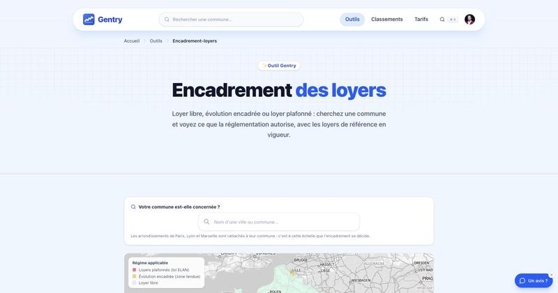 Gentry - Encadrement des loyers par commune