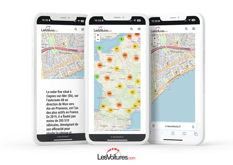 Carte interactive des radars en France et en Europe