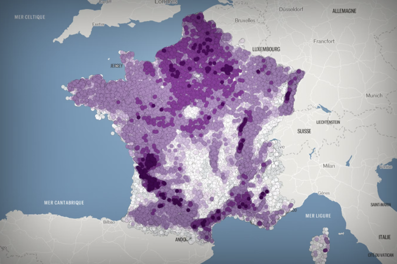 Votre école est-elle soumise à une forte « pression pesticide » ? Explorez notre carte