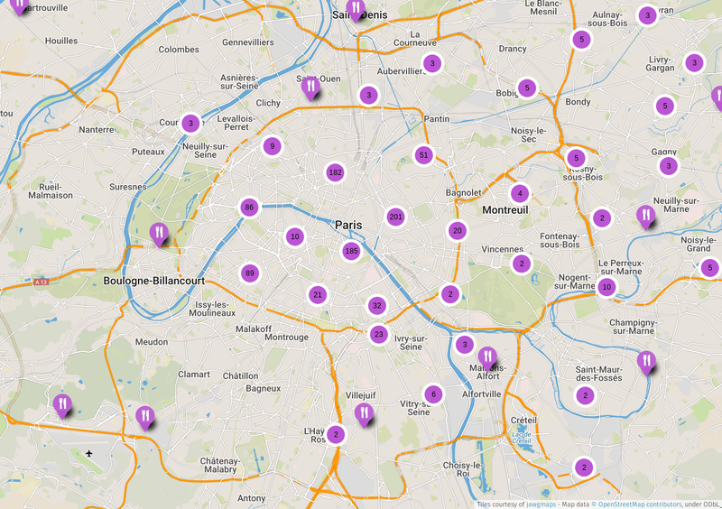 Carte et API des archives des contrôles sanitaire