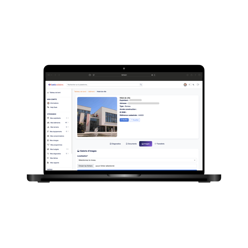 Plateforme de gestion et d'audit bâtiment