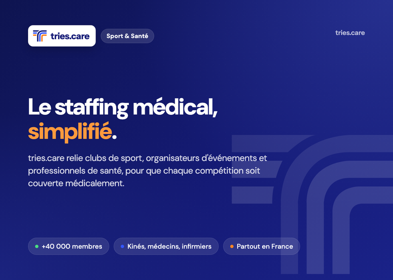 tries.care – Vérification des professionnels de santé via l'Annuaire Santé