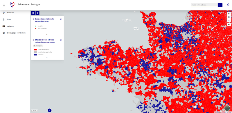 Adresses en Bretagne