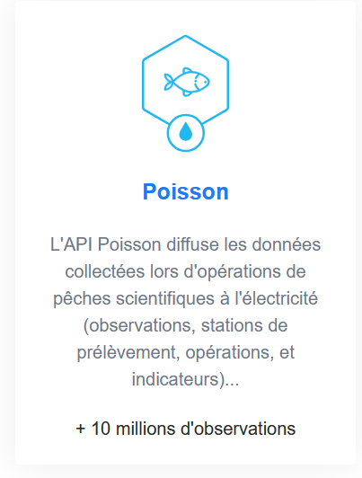 Hub'Eau - Etat piscicole des rivières