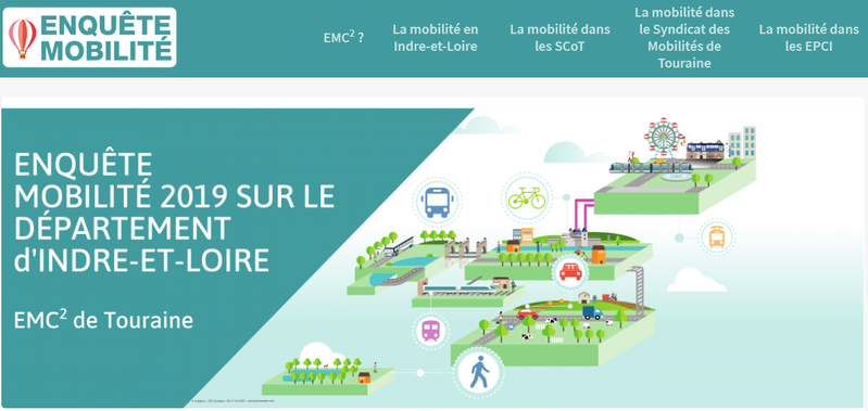 Visualisation des résultats de l'EMC² Tours Indre-et-Loire