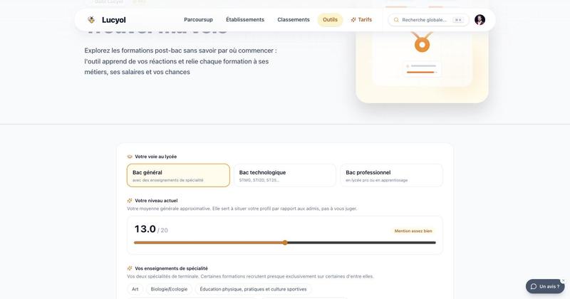 Lucyol - Trouver ma voie après le bac : orientation Parcoursup