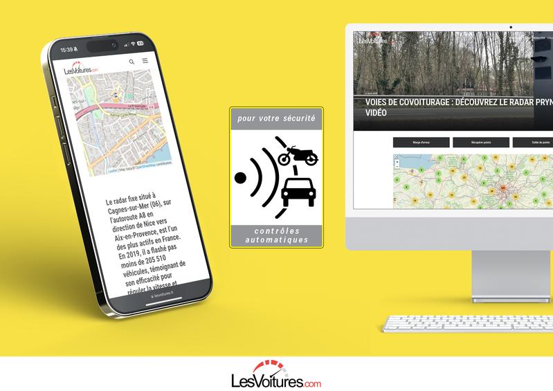 Radars : carte des radars automatiques en France