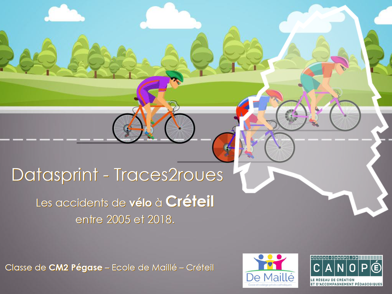 Les accidents de vélo à Créteil entre 2005 et 2018